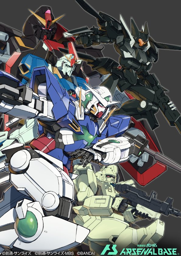 zeta gundam, gundam exia, psycho gundam, gundam ez8, and brave commander test type (gundam and 4 more) drawn by sa/tsu/ki