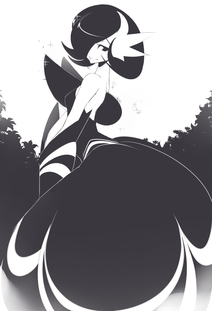gardevoir and mega gardevoir (pokemon) drawn by obj_shep