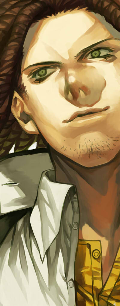 hagakure yasuhiro (danganronpa and 1 more) drawn by irohara_mitabi