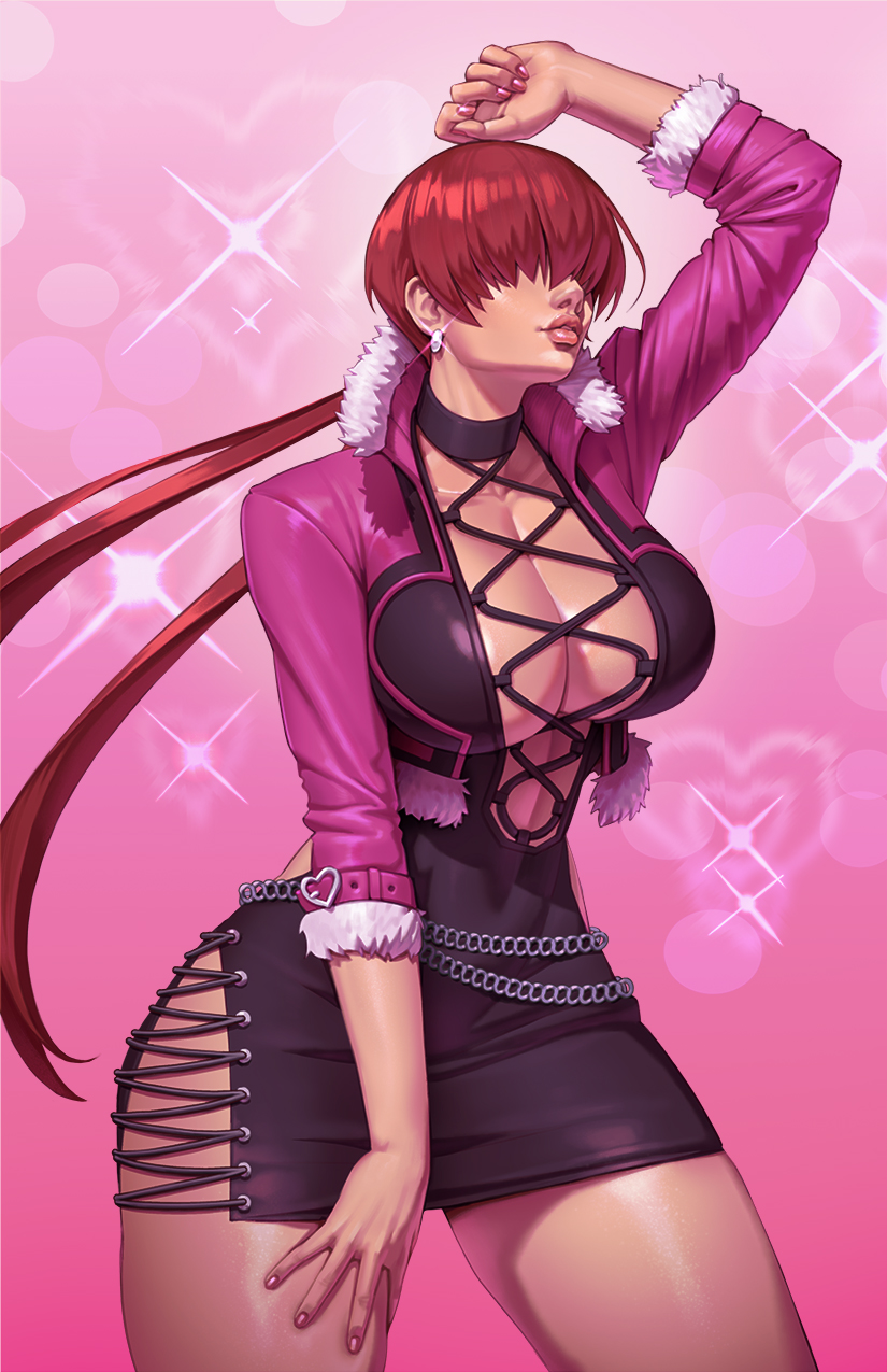 shermie (the king of fighters and 1 more) drawn by rim_jims