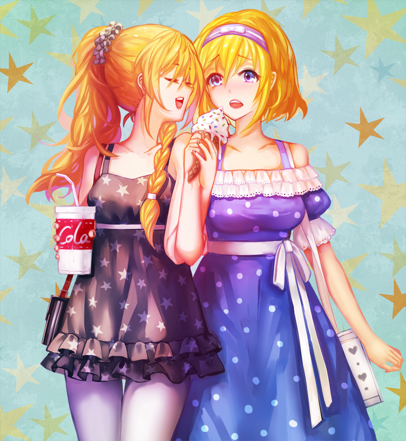 kirisame marisa and alice margatroid (touhou) drawn by vetina