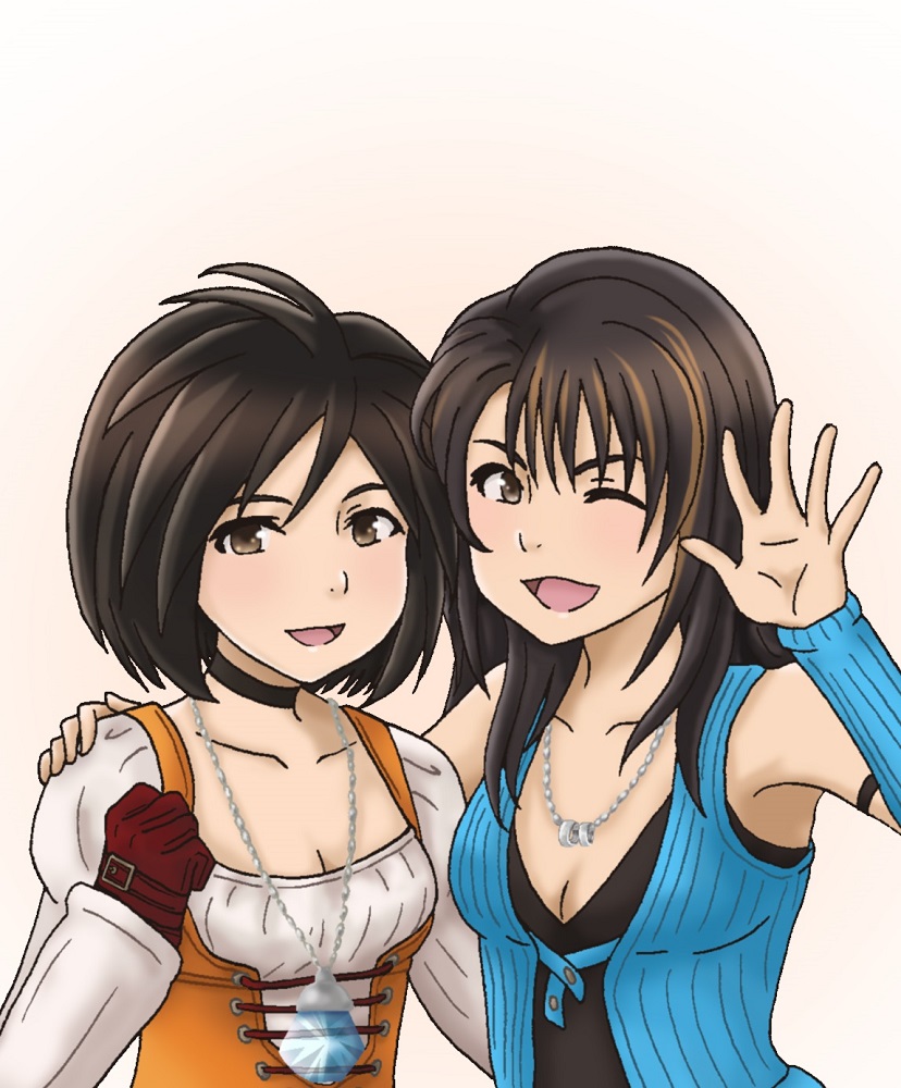 garnet til alexandros xvii and rinoa heartilly (final fantasy and 2 more) drawn by 589gakya