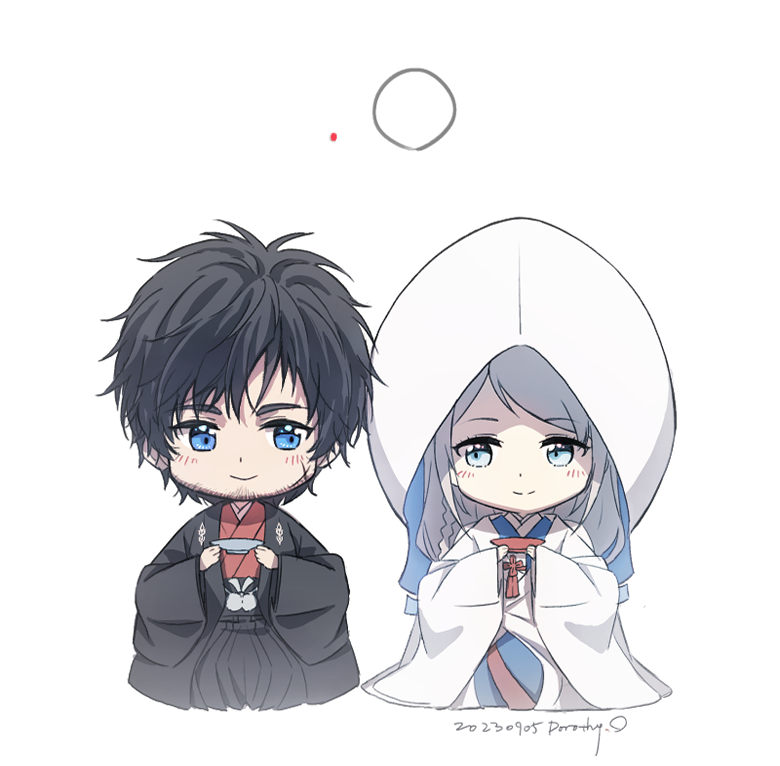 clive rosfield and jill warrick (final fantasy and 1 more) drawn by ff16_noira