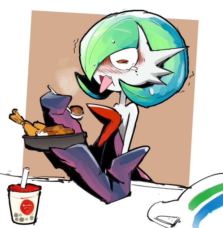 gardevoir and mega gardevoir (pokemon) drawn by dmt_(auburn)