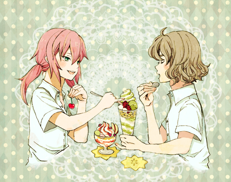 kirino ranmaru and shindou takuto (inazuma eleven and 1 more) drawn by takanashi_minato