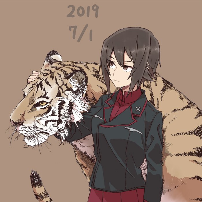 nishizumi maho (girls und panzer) drawn by ree_(re-19)