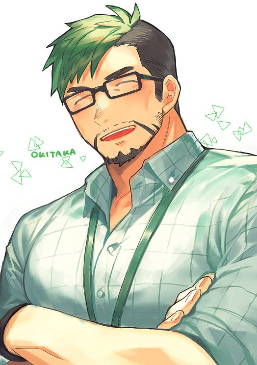 tadakono okitaka (live a hero) drawn by hozu_(hozumi)
