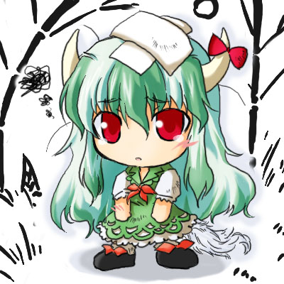 kamishirasawa keine and ex-keine (touhou) drawn by tajima_yuuki