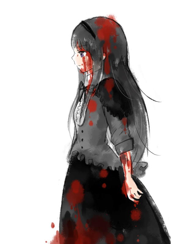 akemi homura (mahou shoujo madoka magica and 1 more) drawn by tsubame_(joy_534)
