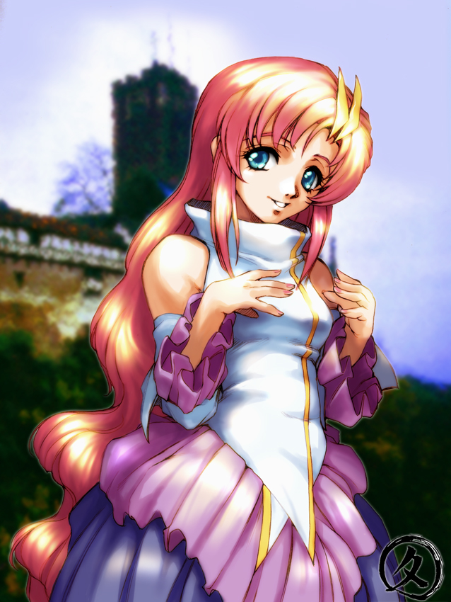 lacus clyne (gundam and 1 more) drawn by hisahiko
