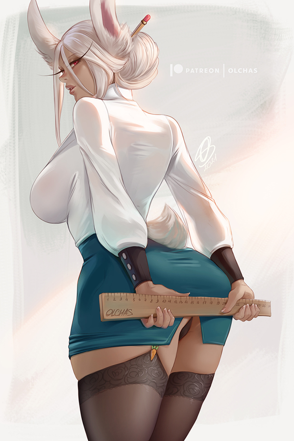 mirko (boku no hero academia) drawn by olchas