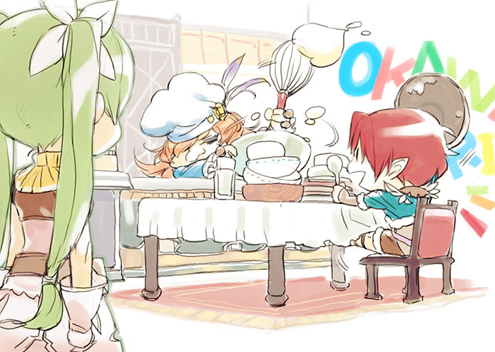 frey, doug, and porcoline de sainte-coquille (rune factory and 1 more) drawn by akiyoshi_haru