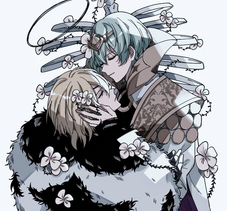 dimitri alexandre blaiddyd and male byleth (fire emblem and 1 more) drawn by sae_xxmem