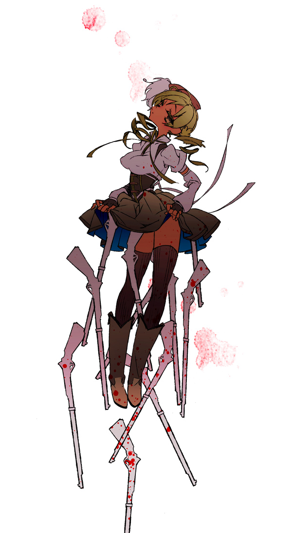 tomoe mami (mahou shoujo madoka magica) drawn by teyrapak