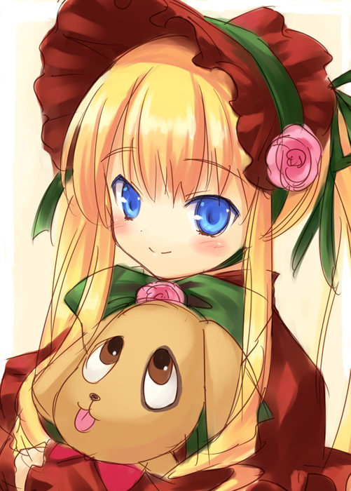 shinku and kunkun (rozen maiden) drawn by inou_shin