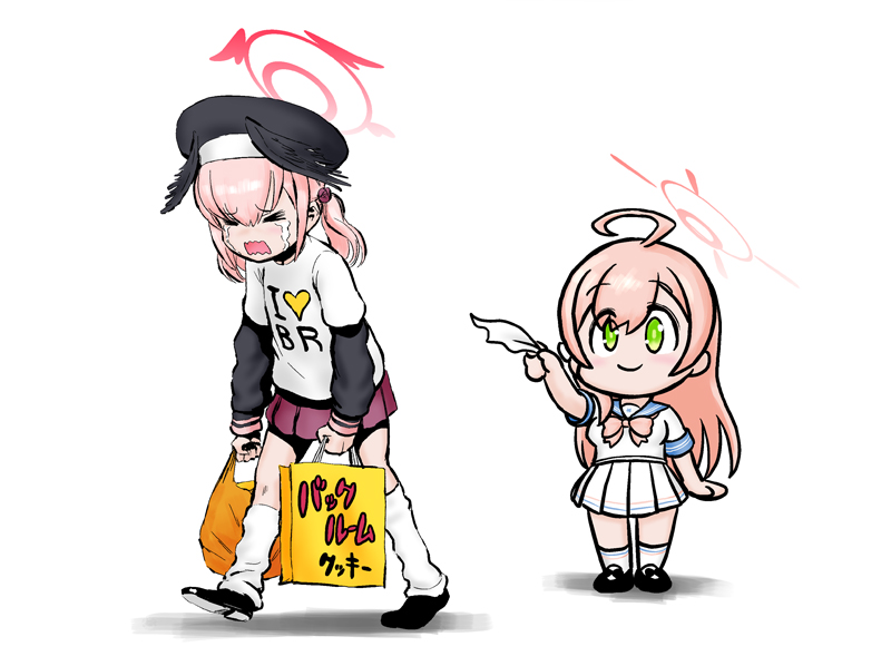 koharu and hanako (blue archive and 1 more) drawn by choufu_shimin