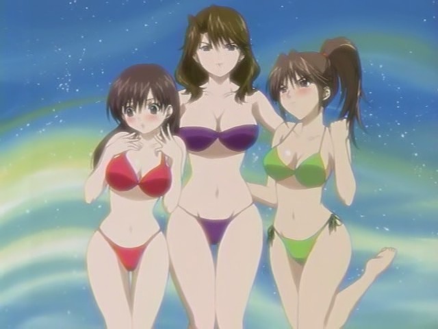 kitaooji satsuki, toujou aya, and kurokawa shiori (ichigo 100 percent)