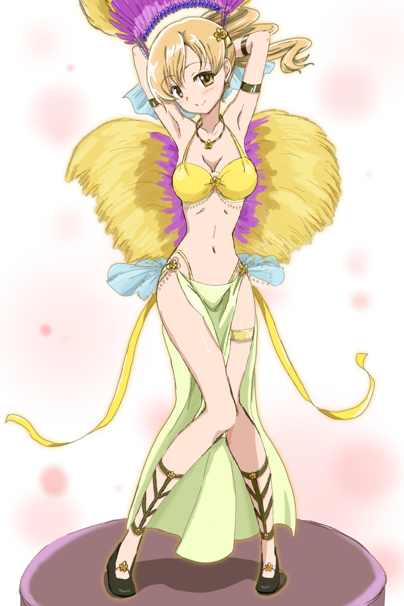 tomoe mami (mahou shoujo madoka magica) drawn by kinfuji