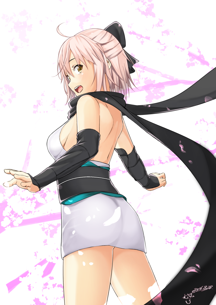 okita souji (fate and 1 more) drawn by mugipot
