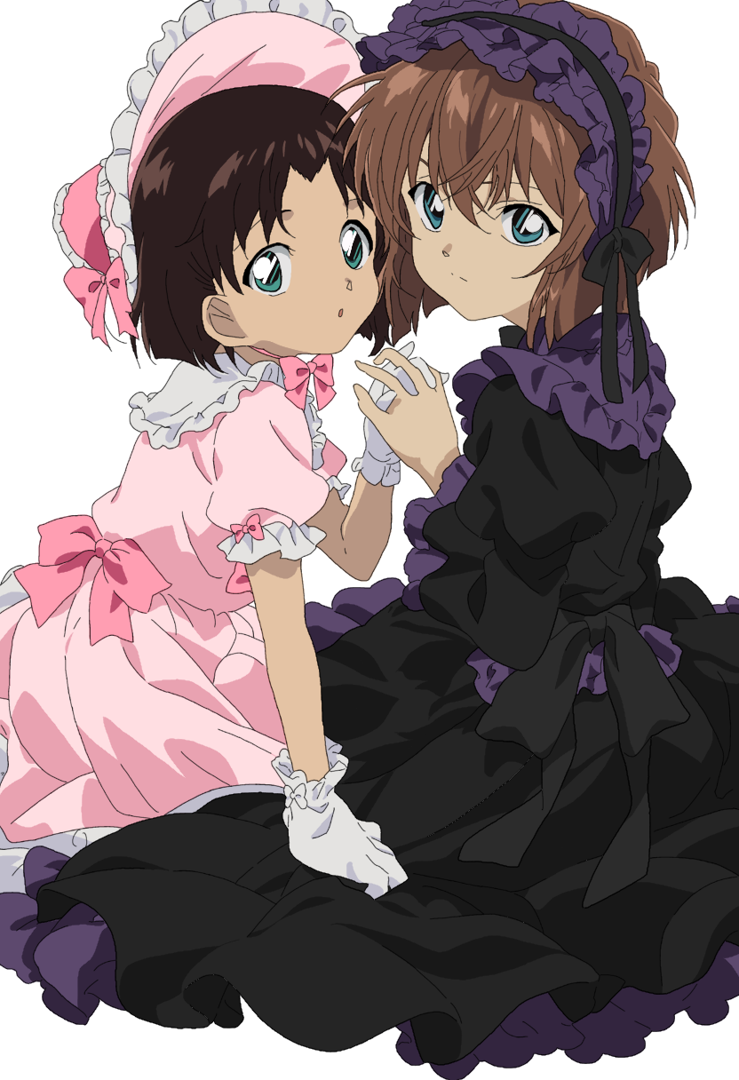 haibara ai and yoshida ayumi (meitantei conan) drawn by nekokawa_isugi