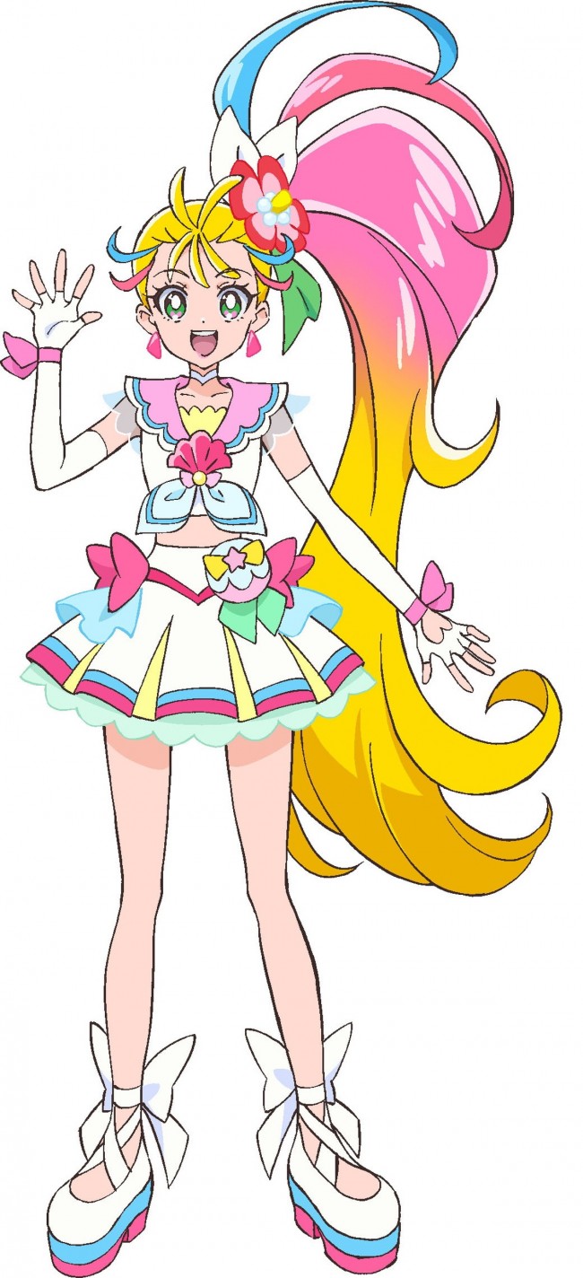 natsuumi manatsu and cure summer (precure and 1 more) drawn by nakatani_yukiko