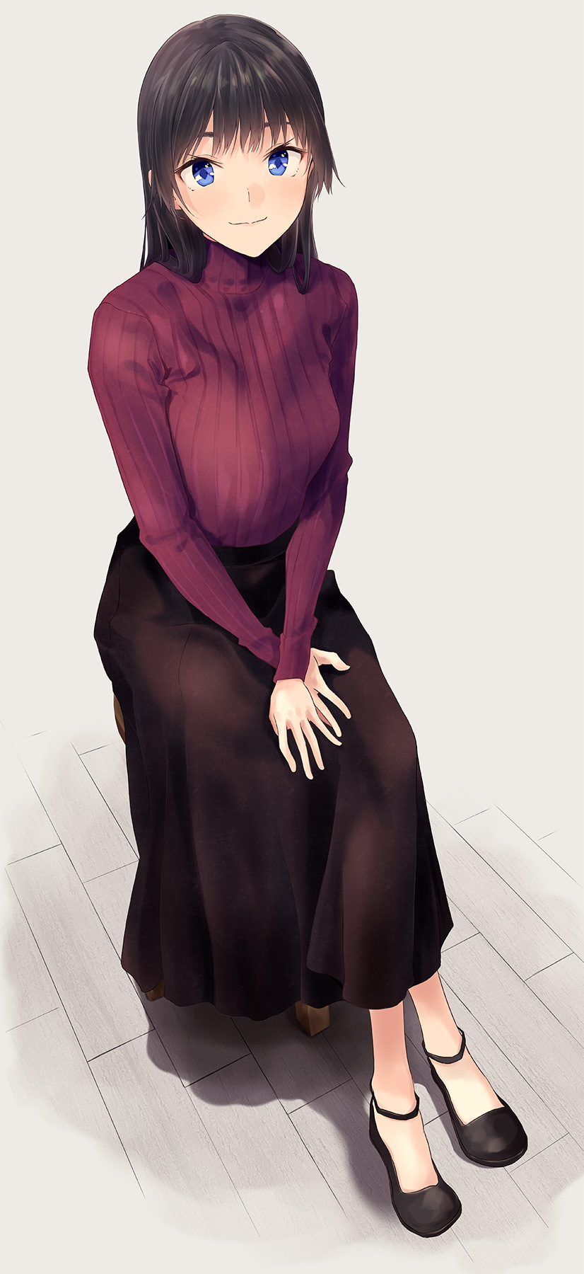 kanmuri ayako (kanmuri-san no tokei koubou) drawn by hiwatari_rin