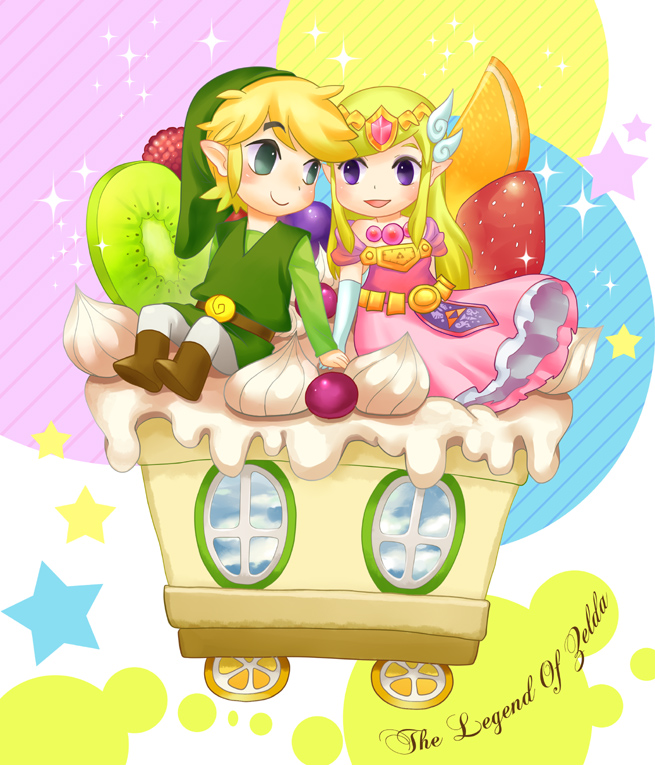 link, princess zelda, toon link, and toon zelda (the legend of zelda and 1 more) drawn by rito_(kinokosoup)