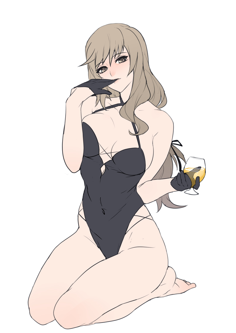 shimada chiyo (girls und panzer) drawn by ban!_(bansankan)