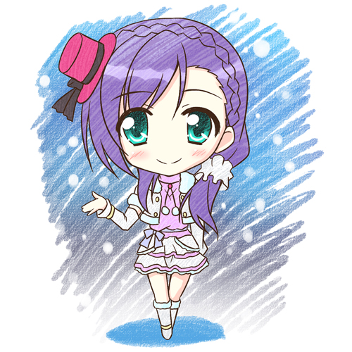 tojo nozomi (love live! and 1 more) drawn by endori