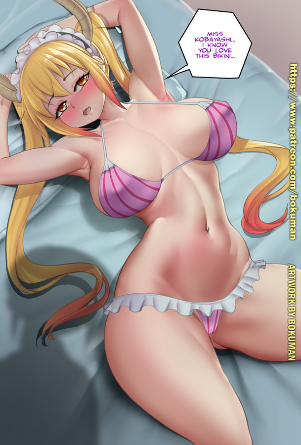 tohru (kobayashi-san chi no maidragon) drawn by bokuman