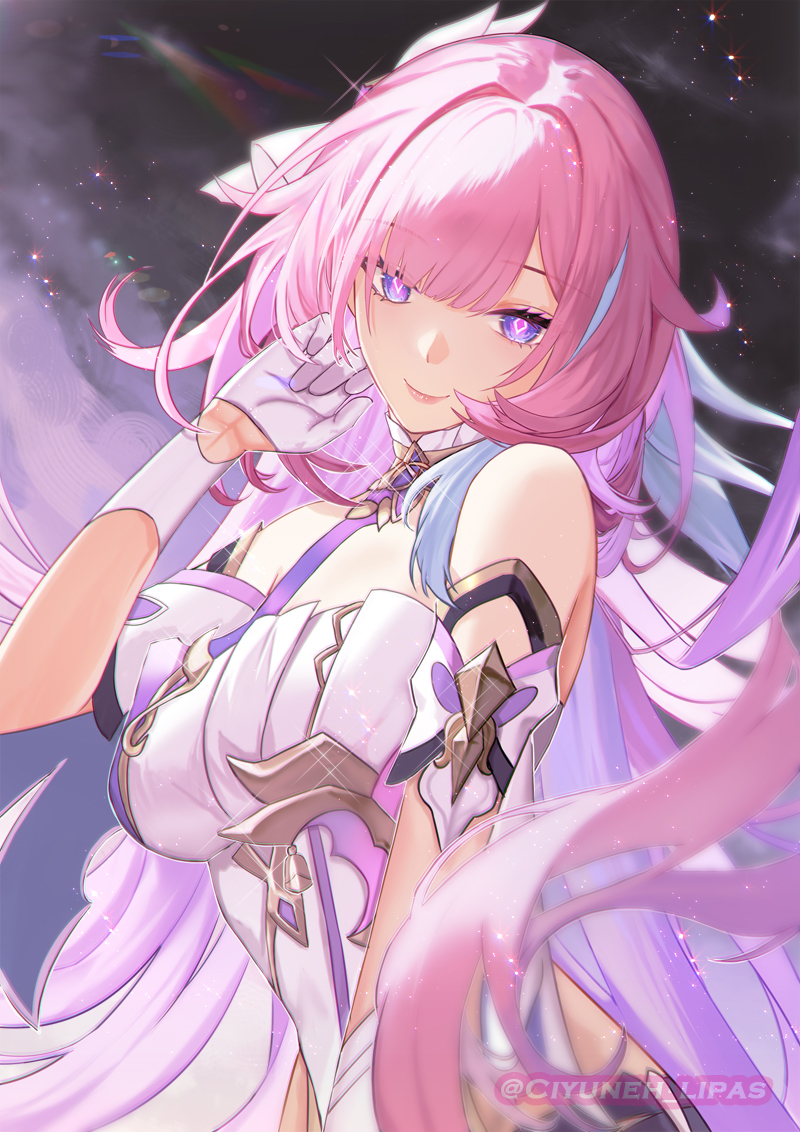 elysia (honkai and 1 more) drawn by ciyuneh_lipas