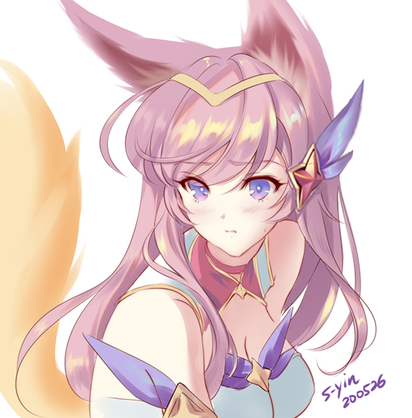 ahri and star guardian ahri (league of legends and 2 more) drawn by s-yin
