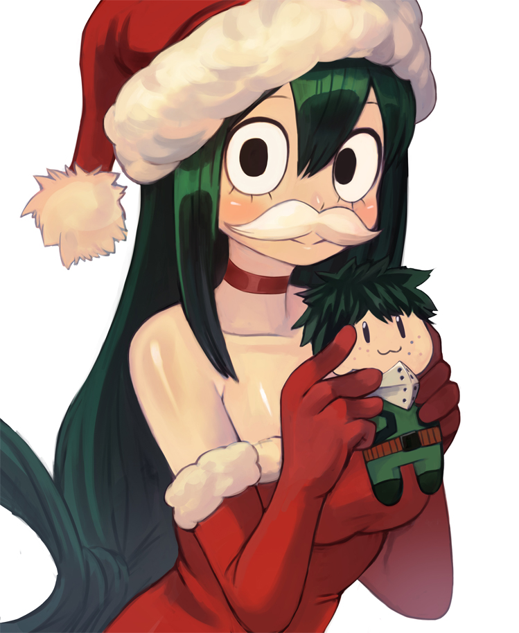 midoriya izuku and asui tsuyu (boku no hero academia) drawn by sookmo