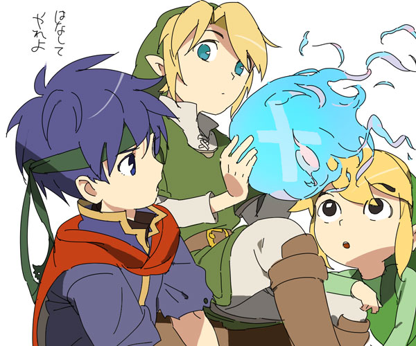 link, ike, and toon link (fire emblem and 5 more) drawn by uichi