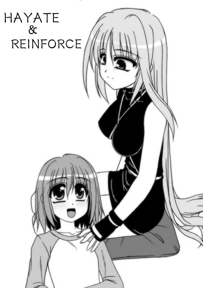 yagami hayate and reinforce (lyrical nanoha and 2 more)