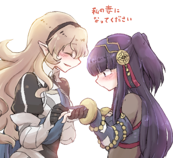 female corrin and rhajat (fire emblem and 1 more) drawn by kagosumi