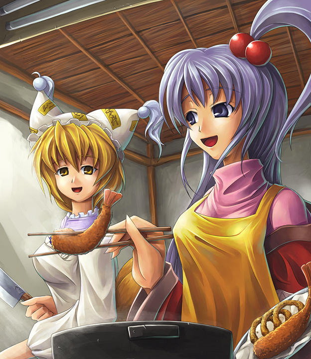 yakumo ran and shinki (touhou) drawn by koto_tsubane