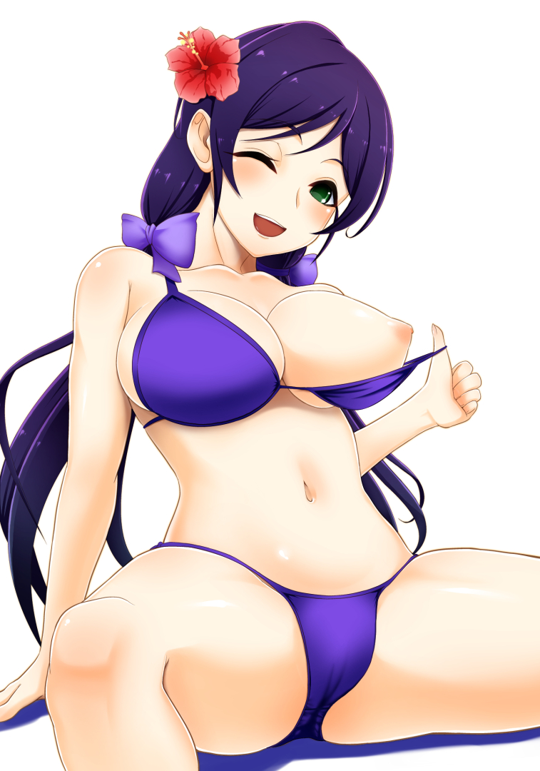tojo nozomi (love live! and 1 more) drawn by tomatto_(@ma!)