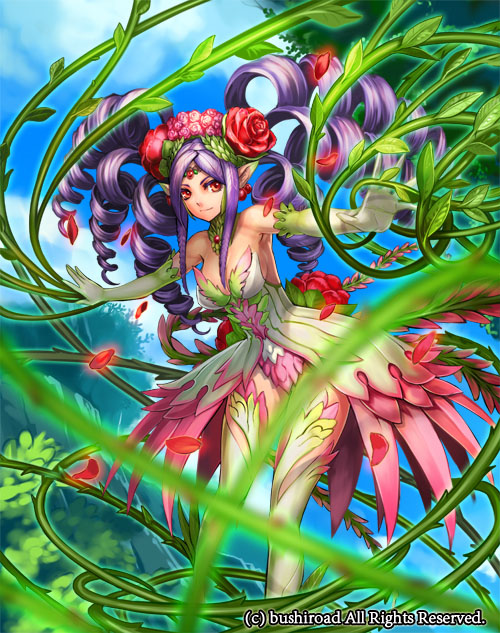 maiden of trailing rose (cardfight!! vanguard and 1 more) drawn by ninnin_(shishitou)
