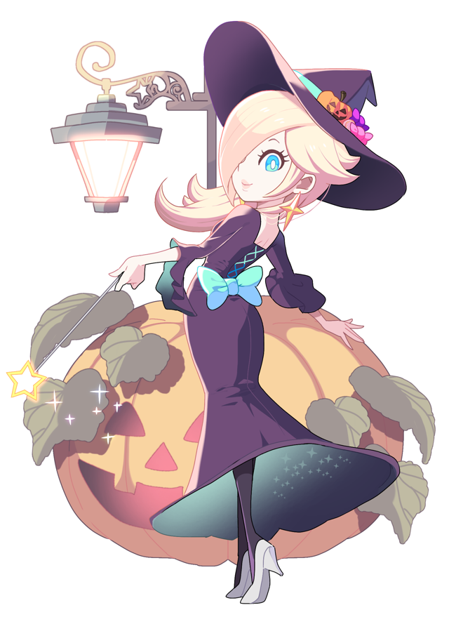 rosalina (mario and 2 more) drawn by hoshikuzu_pan