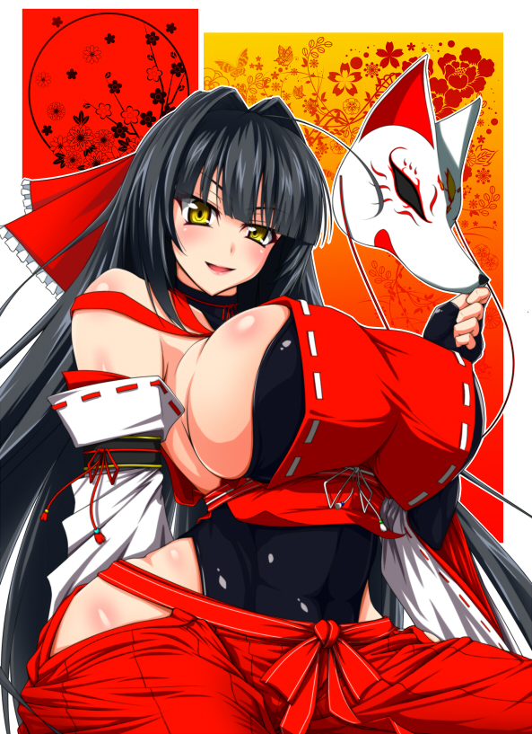 sendai hakurei no miko (original and 2 more) drawn by akino_masoho