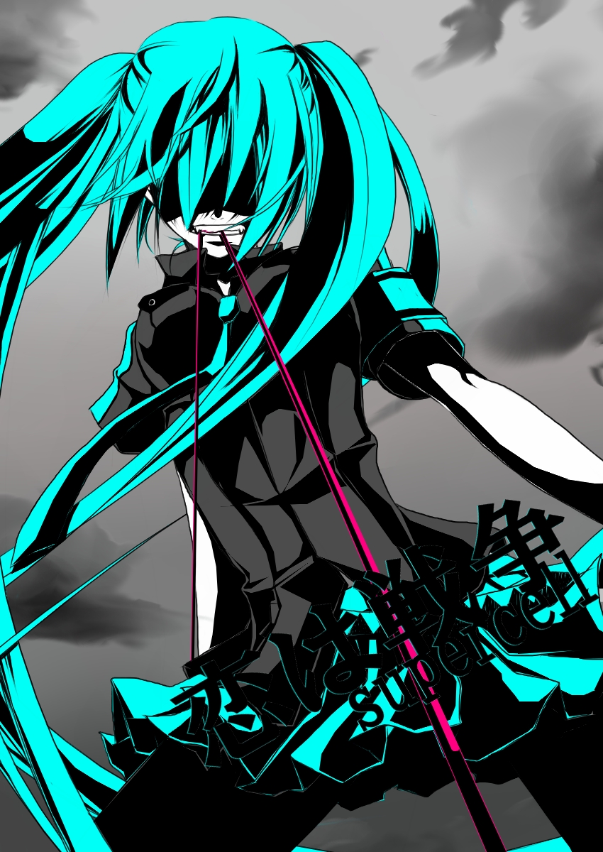 hatsune miku (vocaloid and 2 more) drawn by oreshikiwww
