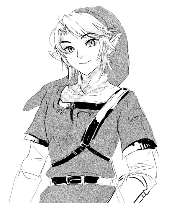 link (the legend of zelda) drawn by muse_(rainforest)