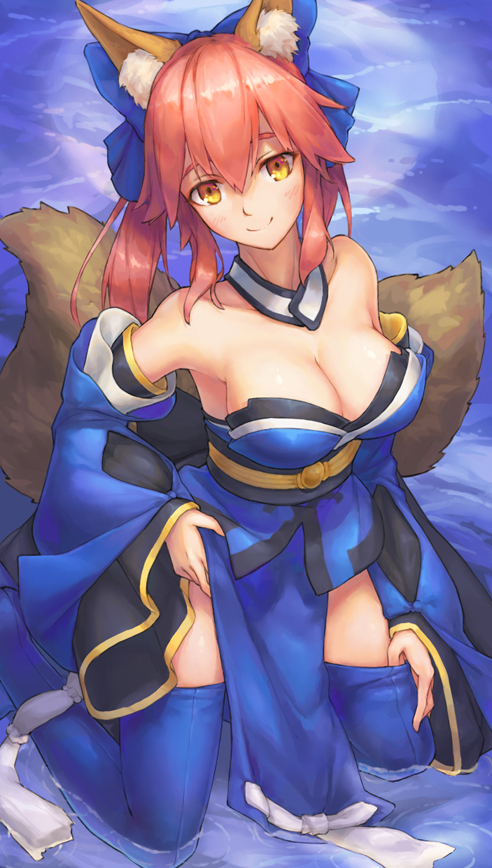 tamamo and tamamo no mae (fate and 2 more) drawn by rg_(rglee)