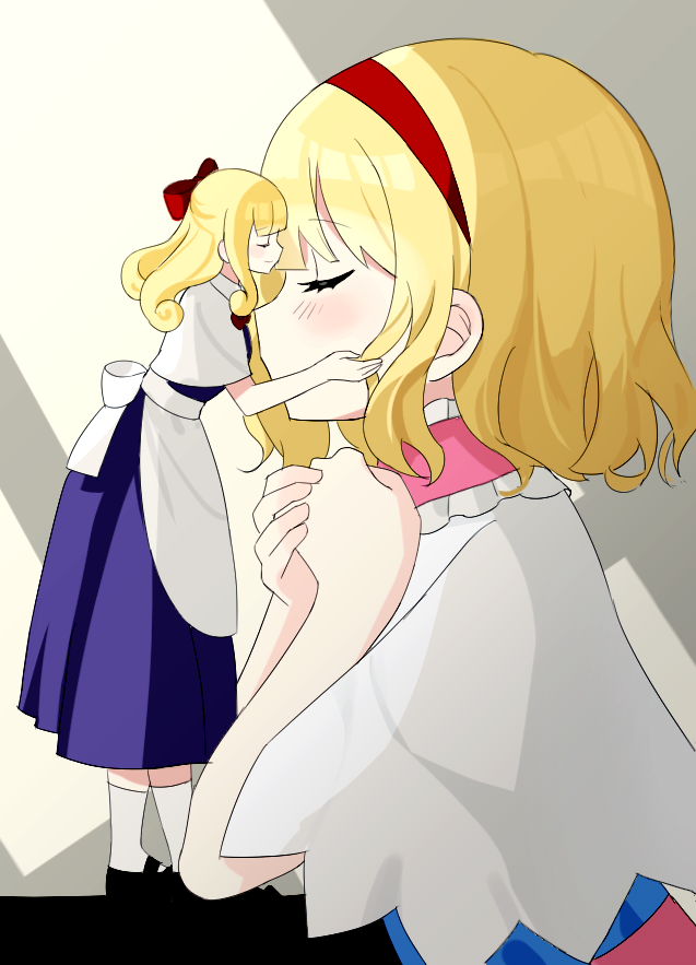alice margatroid and shanghai doll (touhou) drawn by chimi_(s2yuyukos2)