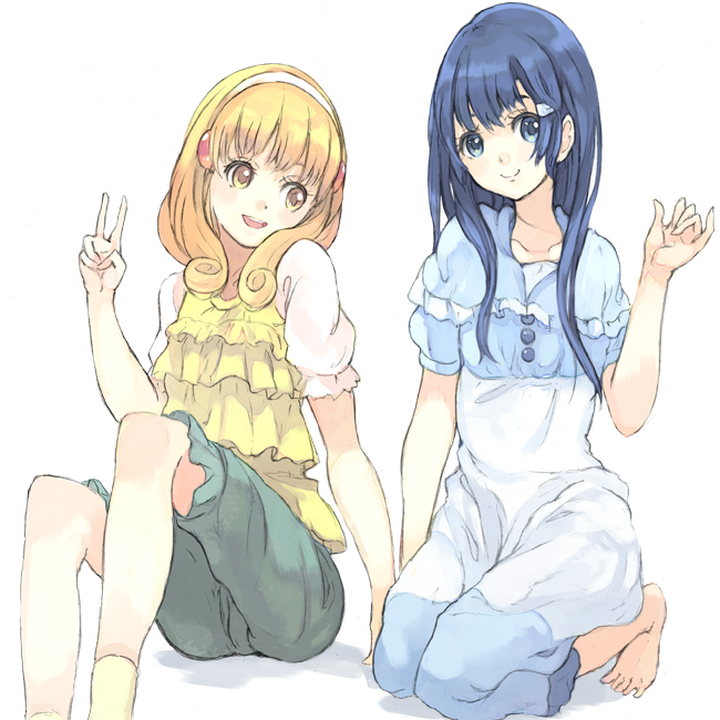 kise yayoi and aoki reika (precure and 1 more) drawn by toromi_chuuka