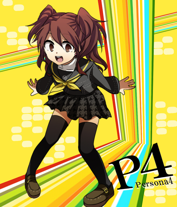 kujikawa rise (persona and 1 more) drawn by kamio_an