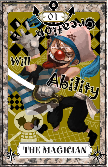 buggy the clown (one piece) drawn by nira_(nira_box)