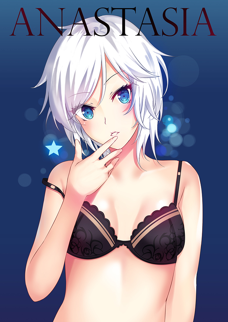 anastasia (idolmaster and 1 more) drawn by majin_(kiidoumajin)