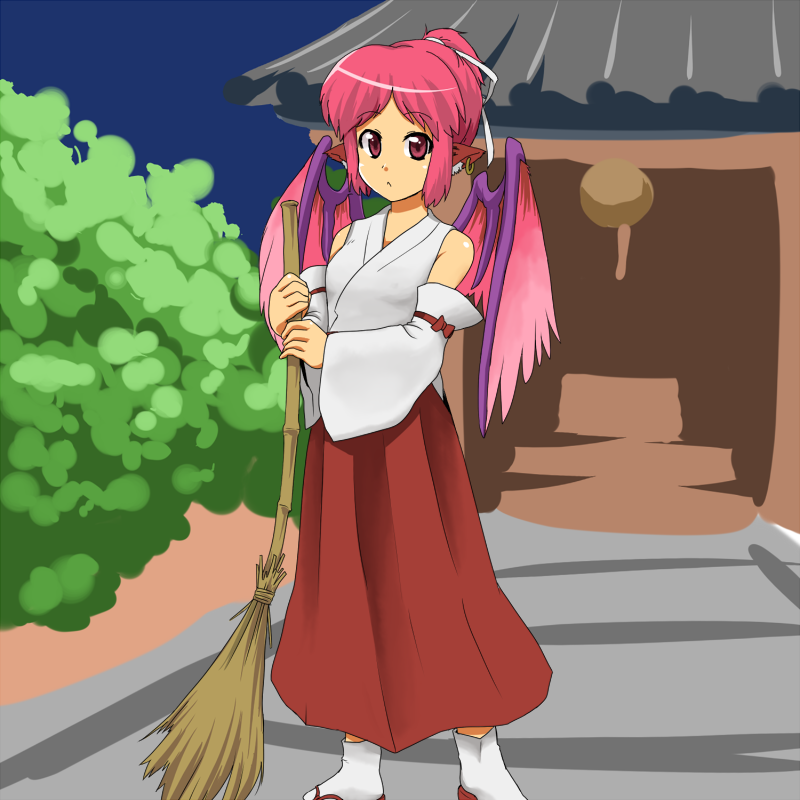 mystia lorelei (touhou) drawn by d.koutya